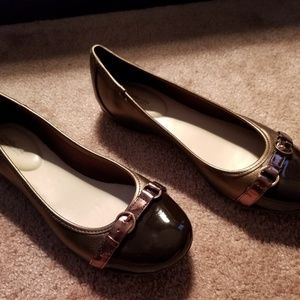 Croft & Barrow bronze flats